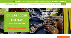 Desktop Screenshot of gallbladderattack.com